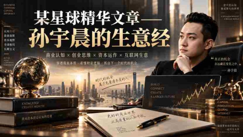 某星球精华文章——孙宇晨的生意经-OG资源站
