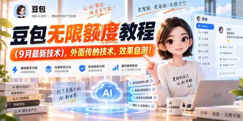 豆包无限额度教程（9月最新技术），外面传的技术，效果自测！-OG资源站