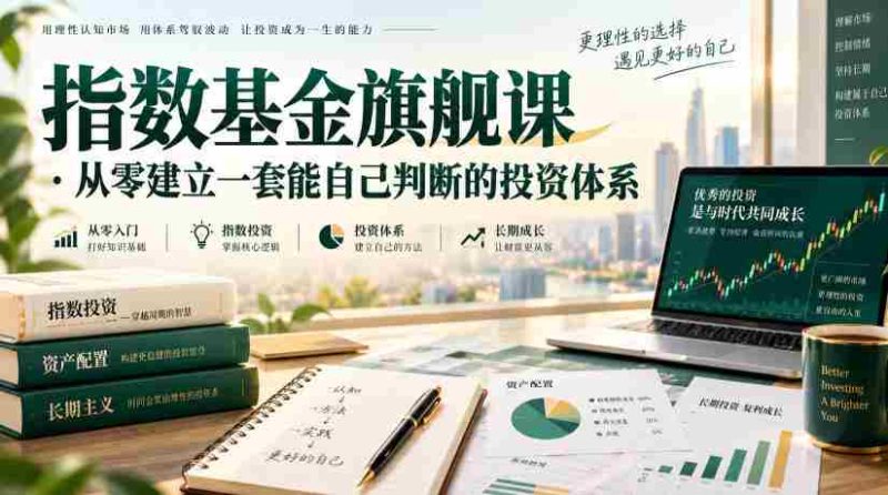 指数基金旗舰课·从零建立一套能自己判断的投zi体系-OG资源站
