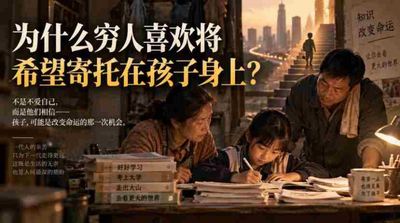 某社群精品文章：为什么穷人喜欢将希望寄托在孩子身上？-OG资源站