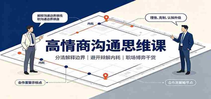 高情商沟通思维课：分清解释边界，避开辩解内耗，职场博弈干货-OG资源站