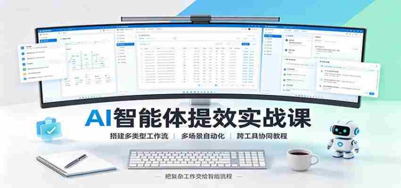 AI智能体提效实战课：搭建多类型工作流，多场景自动化，跨工具协同教程-OG资源站