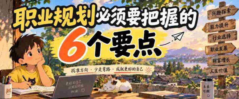 付费文章：职业规划必须要把握的6个要点-OG资源站