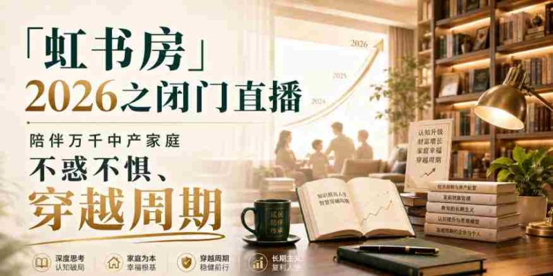 「虹书房」2026之闭门直播，陪伴万千中产家庭，不惑不惧、穿越周期-OG资源站