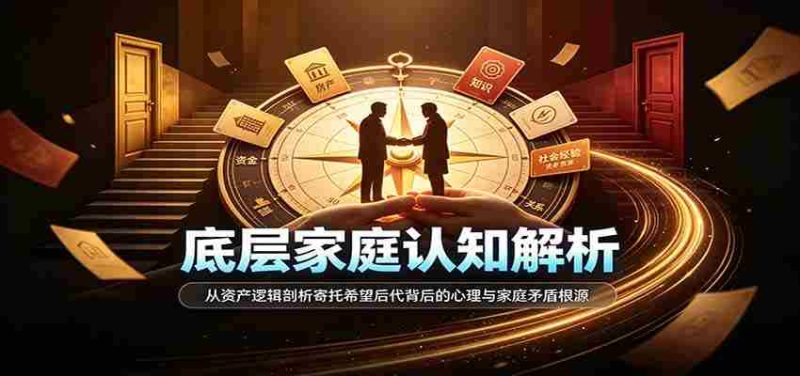 底层家庭认知解析：从资产逻辑剖析寄托希望后代背后的心理与家庭矛盾根源-OG资源站