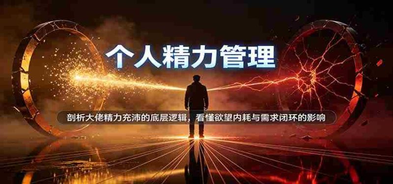 揭秘成功人士高效能量运用秘诀：揭秘内耗欲望与需求循环的关键作用-OG资源站