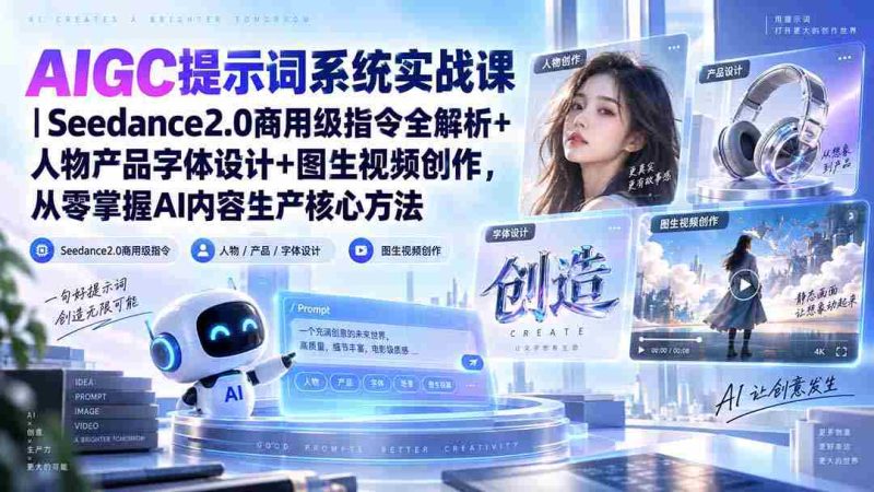 探索AIGC技巧：Seedance2.0商用指令深度剖析，解锁AI内容创作与设计艺术-OG资源站