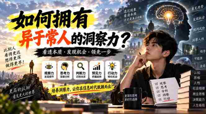 揭秘独到视角:探秘如何打造超越常人的洞察力?-OG资源站