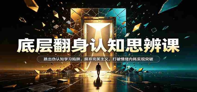 认知逆袭秘籍:挣脱伪观念束缚,告别极致追求,破解情绪困境,迈向突破之道-OG资源站