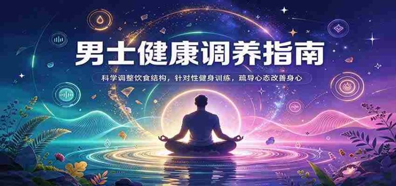 男性养生秘籍:合理膳食搭配,精准运动锻炼,调节心情,全方位呵护身心健康-OG资源站
