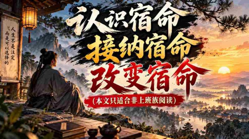 探寻宿命真谛:接纳与改变之道(专为非职场人士量身定制)-OG资源站