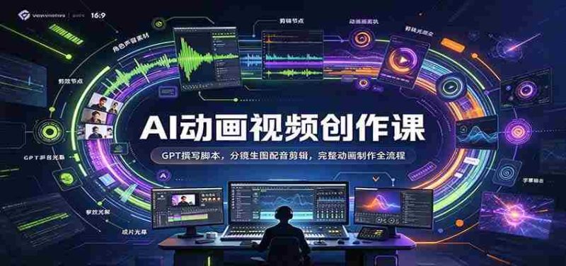 探索AI动画制作奥秘:GPT助你撰写剧本,分镜头绘画与配音剪辑,全方位掌握动画制作全程技巧-OG资源站