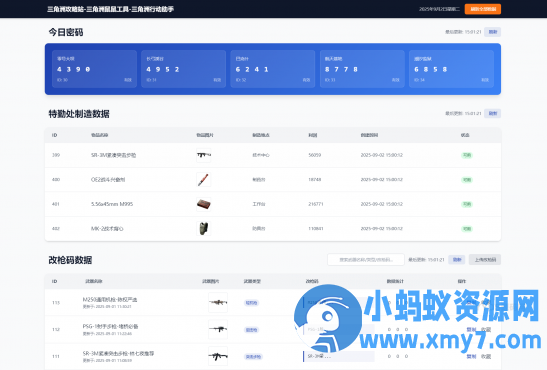 每日密码特勤处制造改枪码分享-OG资源站