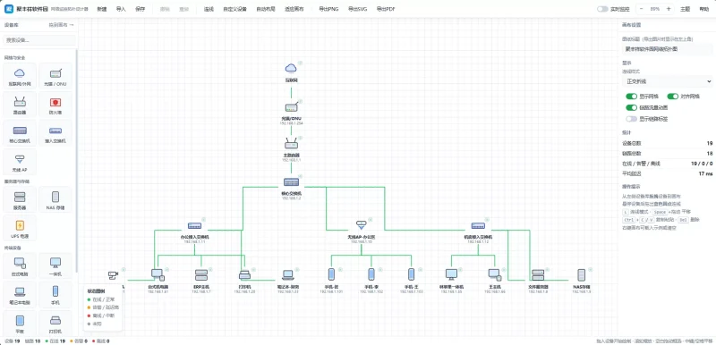 聚丰祥软件园网络拓扑图设计工具源码-OG资源站