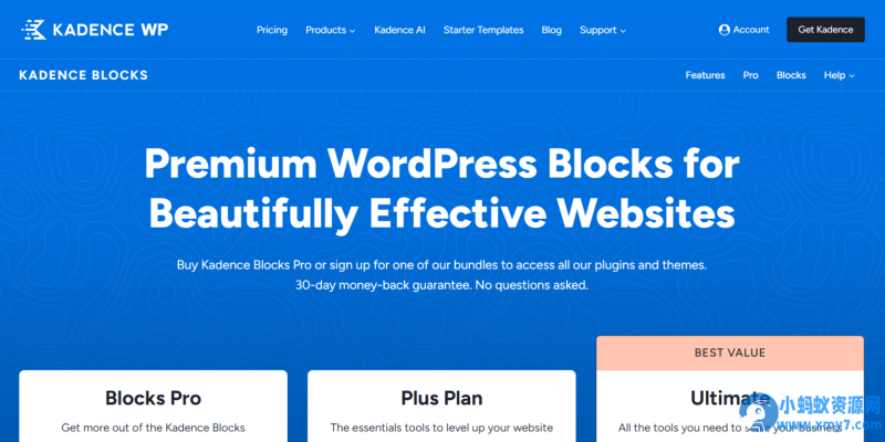 WordPress区块编辑器插件–Kadence Blocks Pro v2.8.18 破解版下载-OG资源站