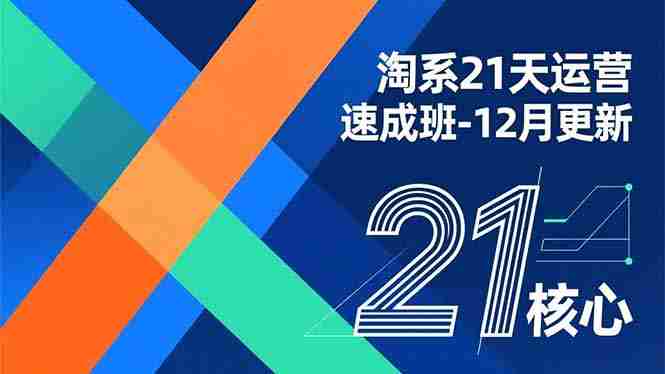 （16903期）淘系21天运营速成班-12月更新，能够快速复制落地，系统掌握淘系盈利运营的核心技能-OG资源站