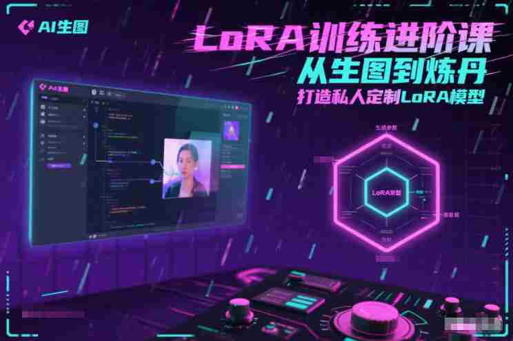 LoRA训练进阶课，从生图到炼丹，打造私人定制LoRA模型-OG资源站
