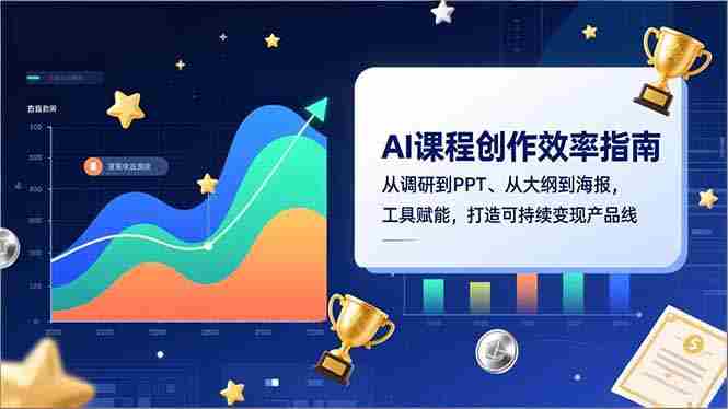 （16947期）AI课程创作效率指南，从调研到PPT、从大纲到海报，工具赋能，打造可持续变现产品线-OG资源站