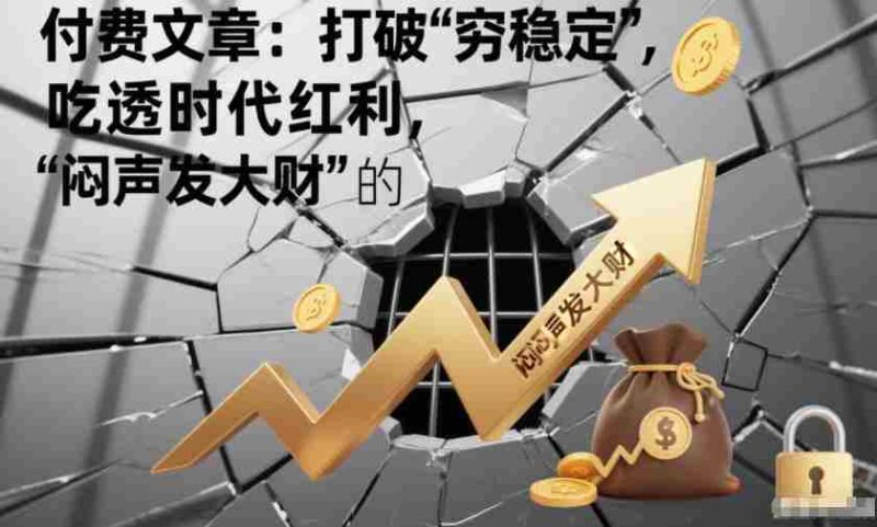 付费文章：打破“穷稳定”，吃透时代红利，“闷声发大财”的终极真谛-OG资源站