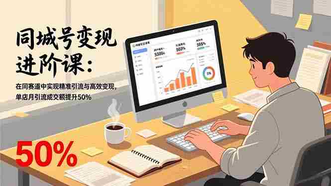 (17015期)同城号变现进阶课:在同城赛道中实现精准引流与高效变现,单店月引流成交额提升50%-OG资源站