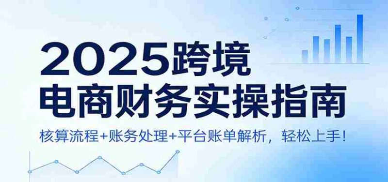 2025跨境电商财务实操指南:核算流程+账务处理+平台账单解析,轻松上手!-OG资源站