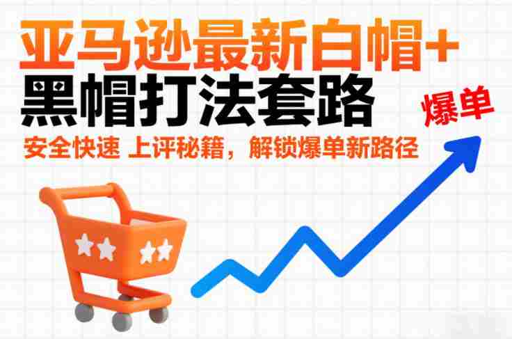 亚马逊最新白帽+黑帽打法套路，安全快速上评秘籍，解锁爆单新路径-OG资源站