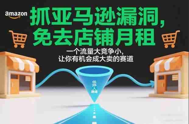 抓亚马逊漏洞，免去店铺月租，一个流量大竞争小，让你有机会成大卖的赛道-OG资源站