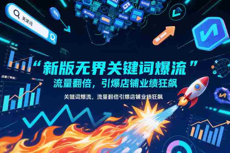 新版无界关键词爆流，流量翻倍，引爆店铺业绩狂飙-OG资源站