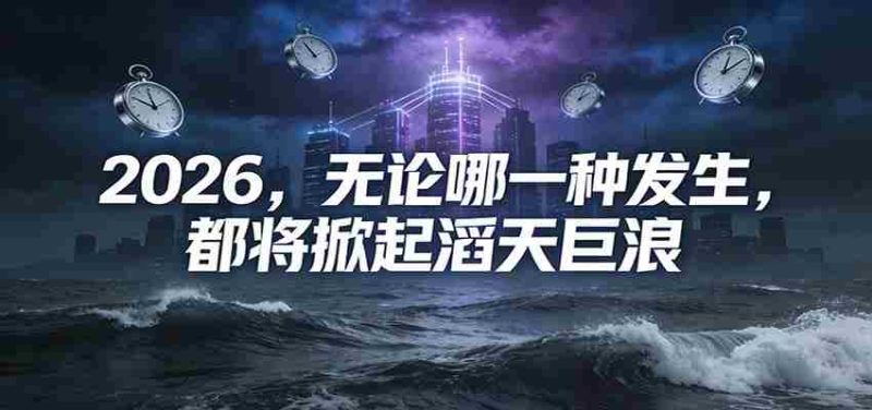 公众号付费文章:2026,无论哪一种发生,都将掀起滔天巨浪-OG资源站