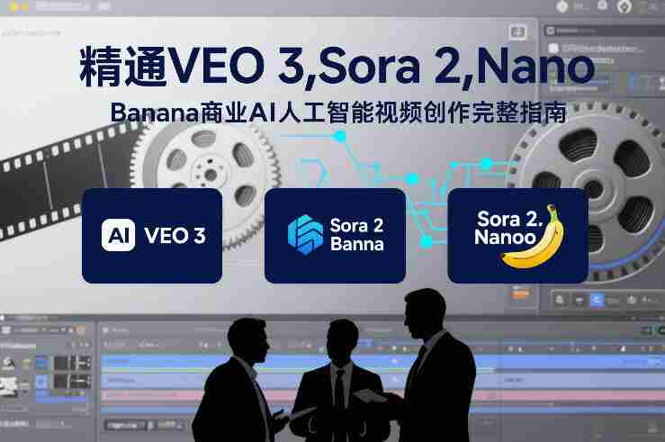 精通VEO 3，Sora 2，Nano Banana商业AI人工智能视频创作完整指南-OG资源站