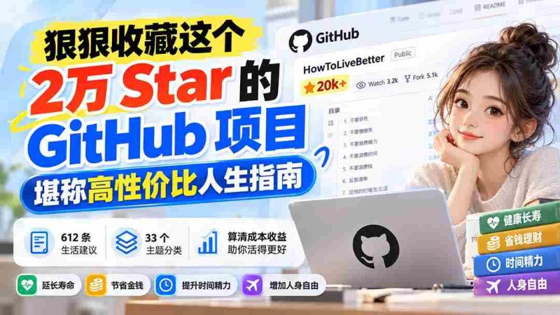 揭秘:这款拥有2万星标的GitHub项目,成为超值人生攻略宝典!-OG资源站