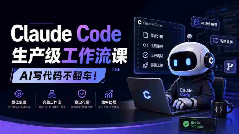 AI编程新篇章,Claude Code打造无故障工作流教程【独家中英双语呈现-OG资源站