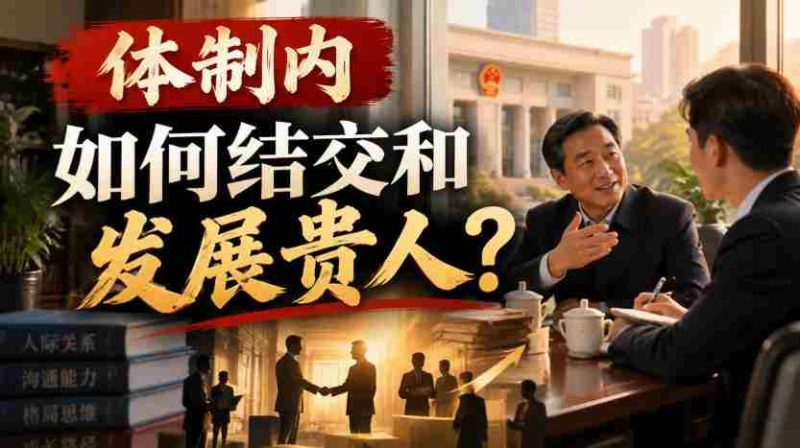 在体制深处,如何拓展人脉,结识助力良多的重要人物?-OG资源站