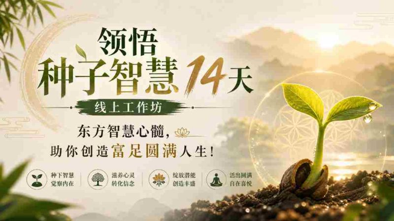 14天鹿大米种子智慧之旅,汲取东方心髓,开启富足圆满人生之旅!-OG资源站
