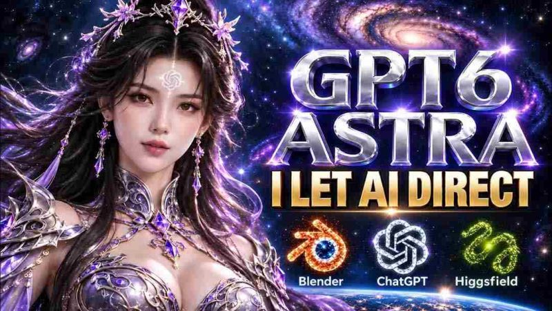 GPT-6 Astra掌舵，Higgsfield与Blender联手，演绎30秒玄幻大片，运镜精准，视觉盛宴！-OG资源站