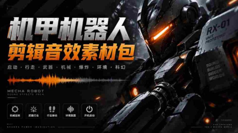 探寻机甲音效秘境：精选机器人变形能量移动音效，汉化无损素材大集合，Boom Library Mechs&Robots倾情呈现-OG资源站