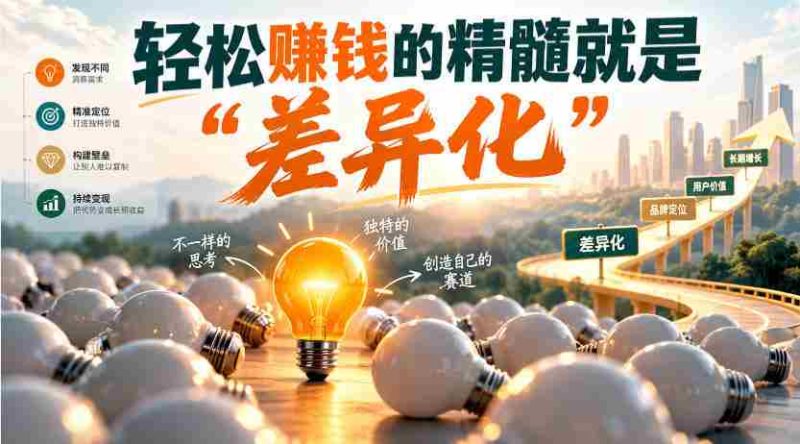 挖掘财富密码:盈利之道在于“独特定位-OG资源站