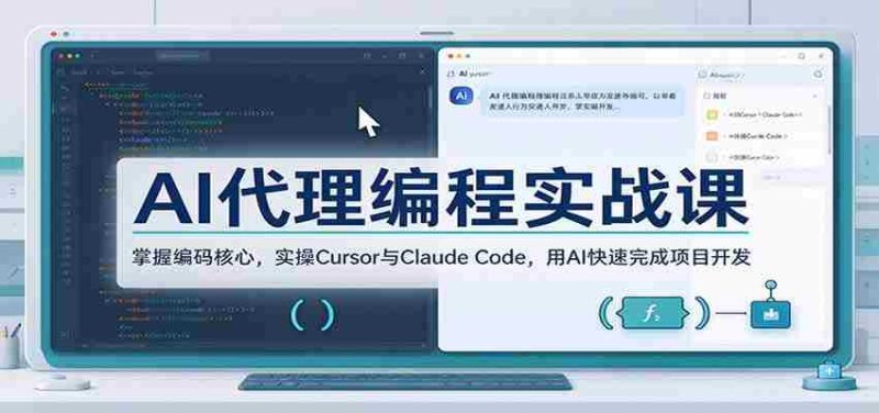 AI编程助手实战教程：深入编码精髓，实战Cursor与Claude Code，借助AI高效推进项目构建-OG资源站