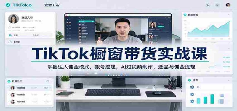 揭秘TikTok带货攻略：深度解析网红分成机制，打造个人账号，AI短视频高效制作，精选商品与佣金轻松提取-OG资源站