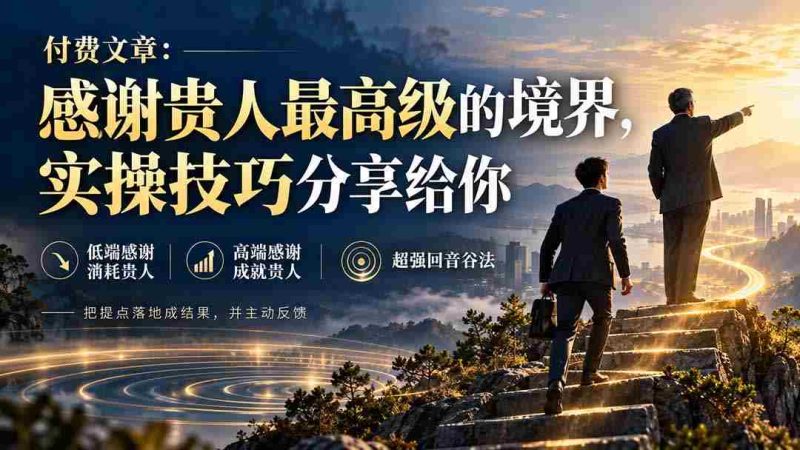 感恩贵人,领略最高境界:揭秘实用技巧分享攻略-OG资源站