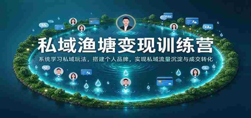 揭秘个人私域财富增长术:深度掌握私域运营技巧,打造个人影响力,高效转化私域流量-OG资源站