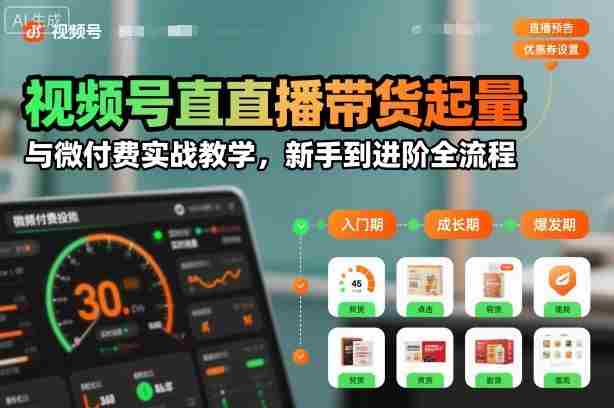 最新解析:视频号带货直播实操攻略,从入门到精通,全方位教学(持续更新至2026年10月)-OG资源站