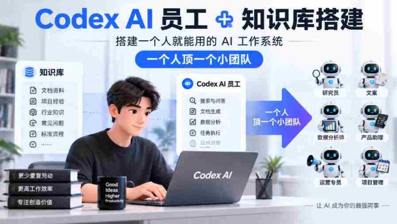 AI助手与知识库同步建设,单兵作战也能高效完成AI项目,一员独当多面胜过团队之力-OG资源站