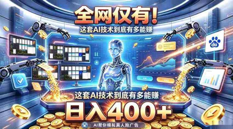全网仅有!这套AI技术到底有多能賺,日入400+,无需人工干预,实现真正被动变现【揭秘】-OG资源站