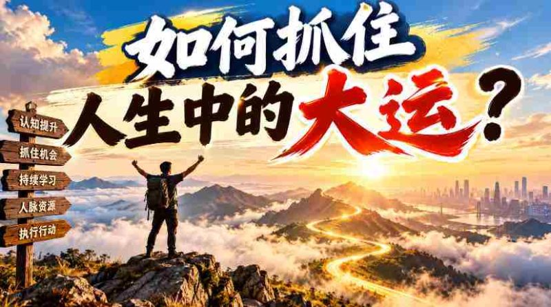 揭秘成功秘诀：如何捕捉人生关键时刻？-OG资源站