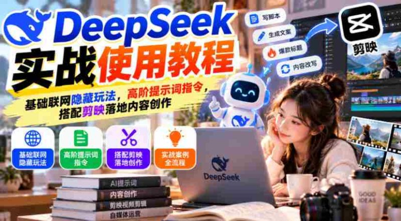 探索DeepSeek奥秘指南:揭秘联网隐秘技巧,掌握高级指令攻略,剪映应用内容创作技巧一网打尽-OG资源站