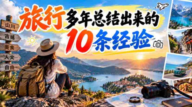 长期旅行心得:揭秘我累积的10大旅行智慧-OG资源站