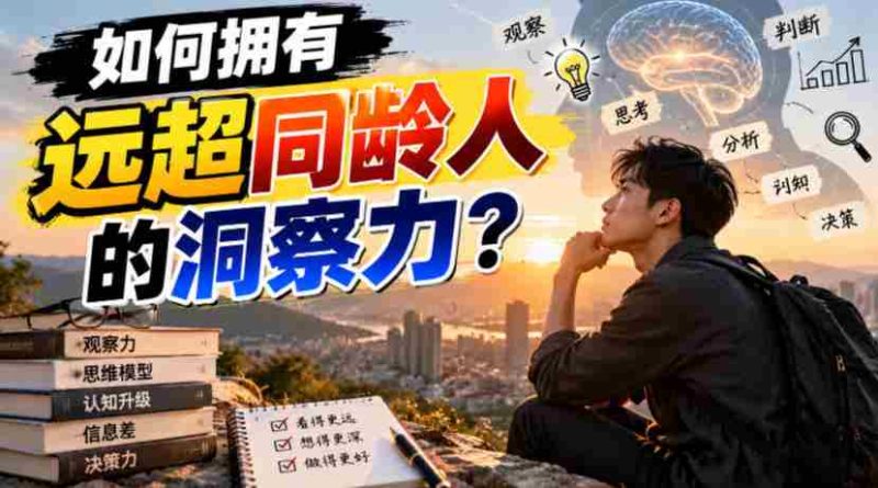 揭秘:如何轻松超越同龄,掌握独到洞察力?-OG资源站