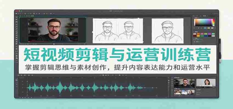 短视频制作与运营实战班：解锁剪辑技巧与素材创意，强化内容输出与运营技能-OG资源站