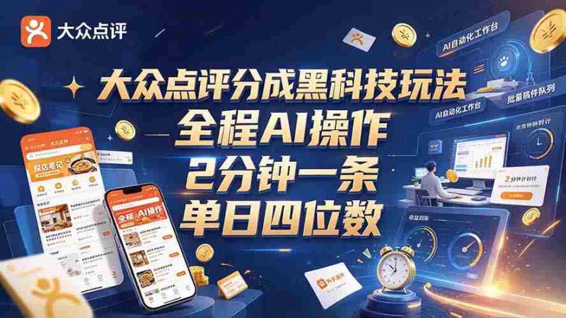 全网独享评分新花样,AI智能创作速成篇,仅需两分,新手轻松日入四千-OG资源站